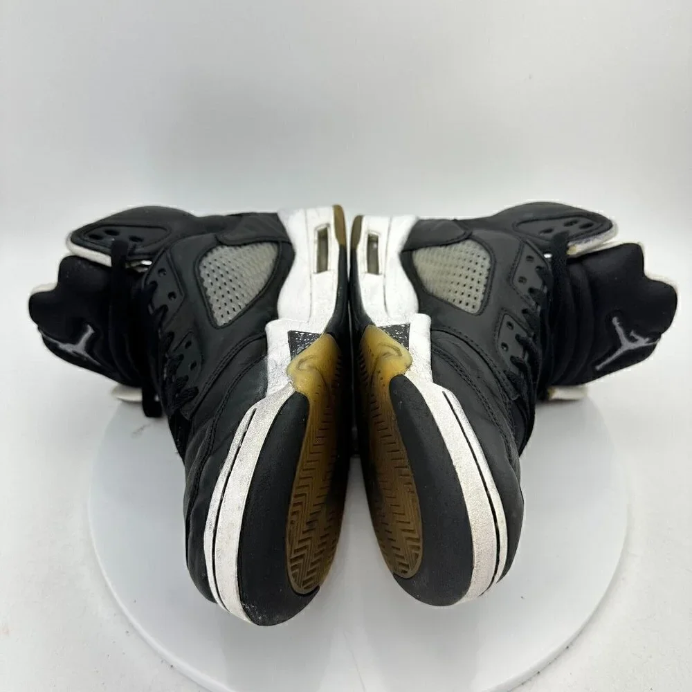 Nike Air Jordan 5 Retro Men Size 8 CT4838-011 Black Cool Grey White Shoes